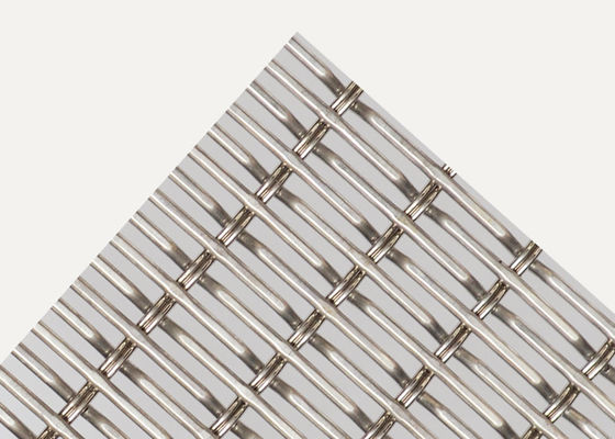 Steifer Edelstahl gesponnenes Verschluss-Falz-Draht-Mesh Stairs Railing Soem