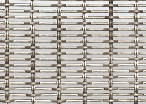 Steifer Edelstahl gesponnenes Verschluss-Falz-Draht-Mesh Stairs Railing Soem