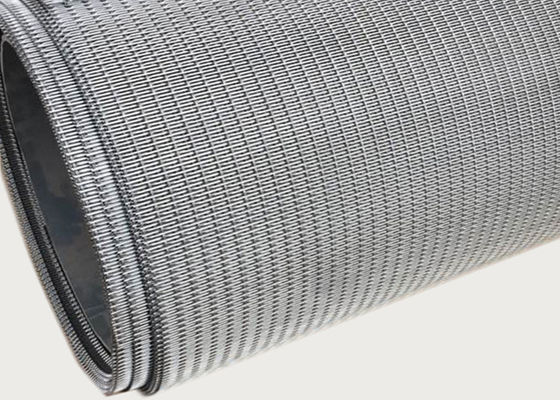 Steifer Edelstahl gesponnenes Verschluss-Falz-Draht-Mesh Stairs Railing Soem