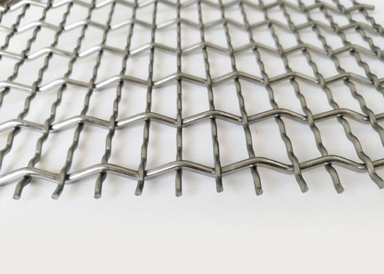 Falz-gesponnenes Innenmetall Mesh Building Facade Stainless Steel
