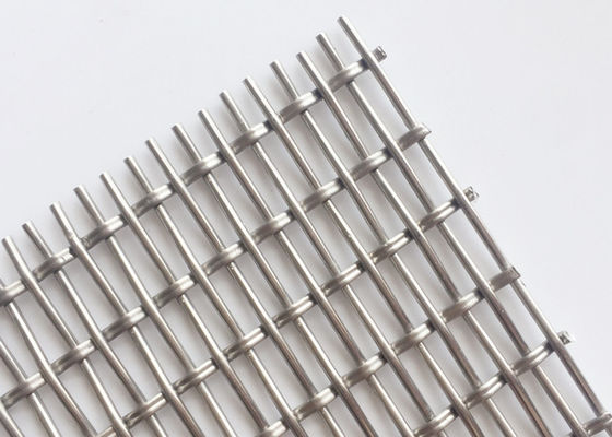 4.2mm strickender Verschluss-Falz-Draht Mesh Cupboard Decorative Partitions Facade