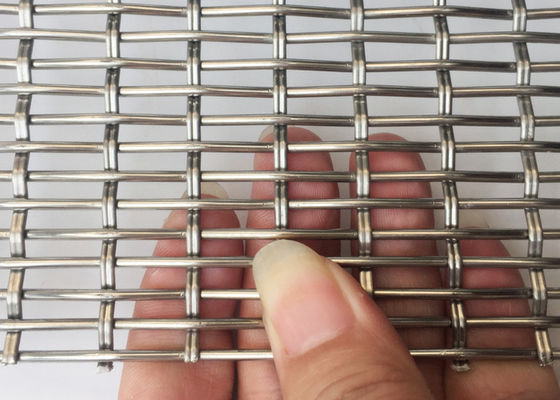 4.2mm strickender Verschluss-Falz-Draht Mesh Cupboard Decorative Partitions Facade