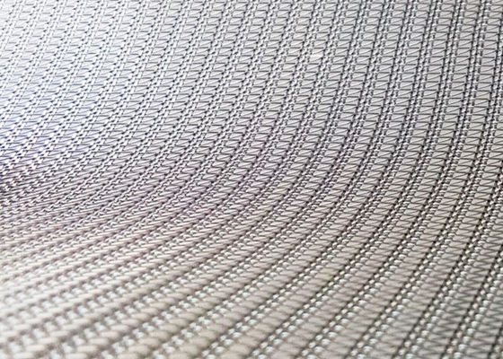 120m SS304 lamellierter Glasdraht Mesh Partitions