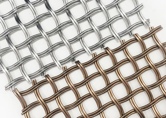 6mm Fach-dekorative Drahtgewebe-Mesh Grid Panels For Stairs-Leitschiene