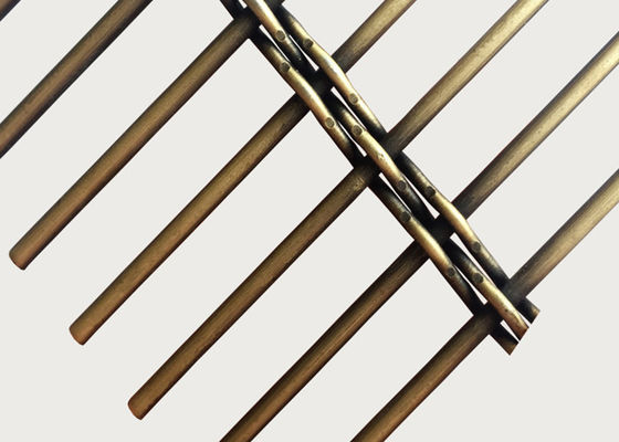 Messing-GRILL Teiler-dekoratives Drahtgewebe Mesh Screen Plated Metal