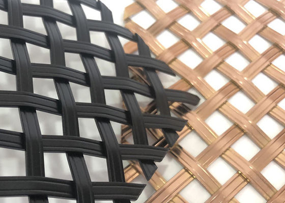 3mm schwarzes Metall Mesh Anticorrosion Fireproof