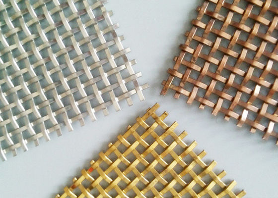 3m dekorative Draht-Mesh Grilles Plated Metal Steel-MehrfarbenSicherheitskontrollen