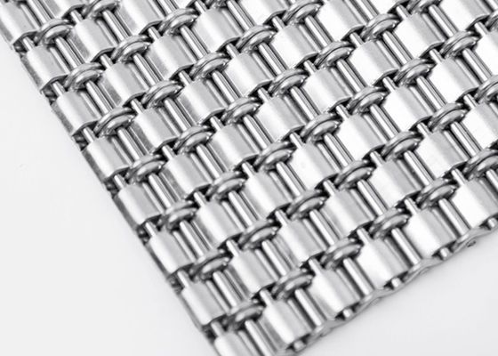 Feuerfester architektonischer straffer Draht Mesh Stainless Steel Wall Divider 0,65% Sprung