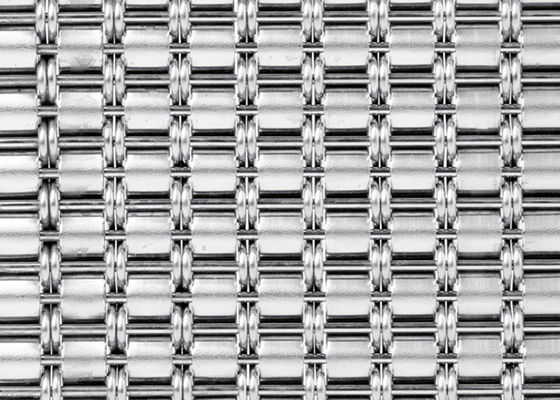 Feuerfester architektonischer straffer Draht Mesh Stainless Steel Wall Divider 0,65% Sprung