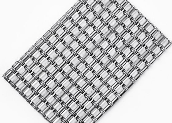 Feuerfester architektonischer straffer Draht Mesh Stainless Steel Wall Divider 0,65% Sprung
