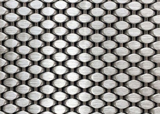 Metall-Mesh Cladding High Tensile Strengths 4.5m 5.5m des Edelstahl-316L Länge