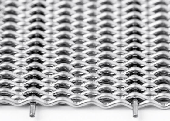 Edelstahl asphaltieren der Leinwandbindungs-316 Durchmesser L3m Gewebe-Mesh Screen-2mm