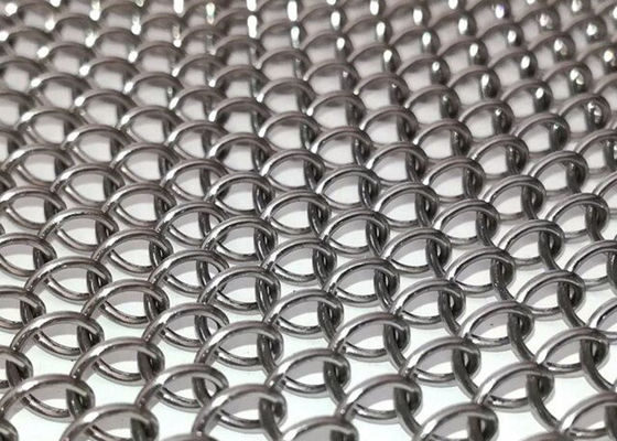 Soem-Edelstahl-Metallspulen-Drapierungs-Drahtgewebe Mesh Shower Curtain