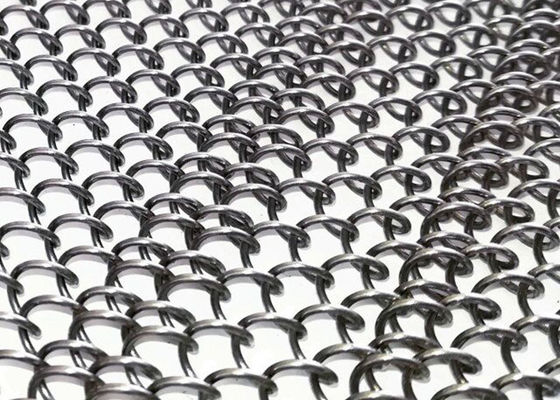 Soem-Edelstahl-Metallspulen-Drapierungs-Drahtgewebe Mesh Shower Curtain