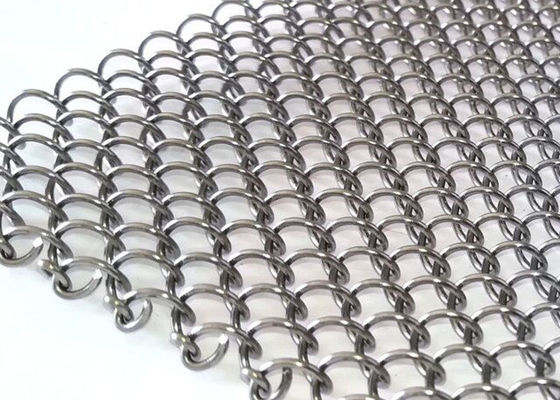 Soem-Edelstahl-Metallspulen-Drapierungs-Drahtgewebe Mesh Shower Curtain
