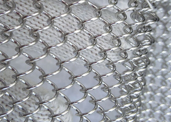 Freier Stahl des Öl-SS316L asphaltieren Mesh Shower Curtain Outdoor Dividers 12m