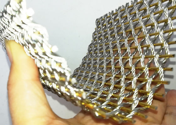 Flexibler Edelstahl-Mesh Screen Plain Woven For-Raum-Antiverschleißteiler