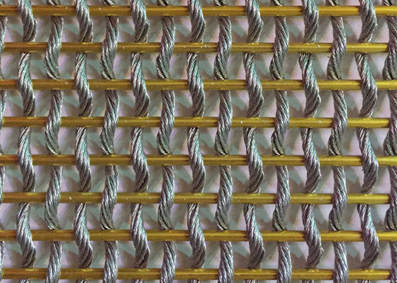 Flexibler Edelstahl-Mesh Screen Plain Woven For-Raum-Antiverschleißteiler