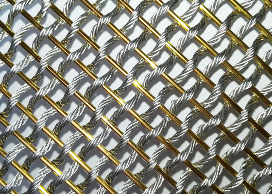 Flexibler Edelstahl-Mesh Screen Plain Woven For-Raum-Antiverschleißteiler