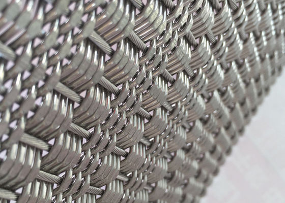 Flexibles Metall Mesh Fabric SGS SS316 1.7mm Rod
