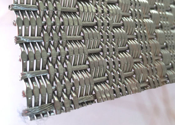Flexibles Metall Mesh Fabric SGS SS316 1.7mm Rod