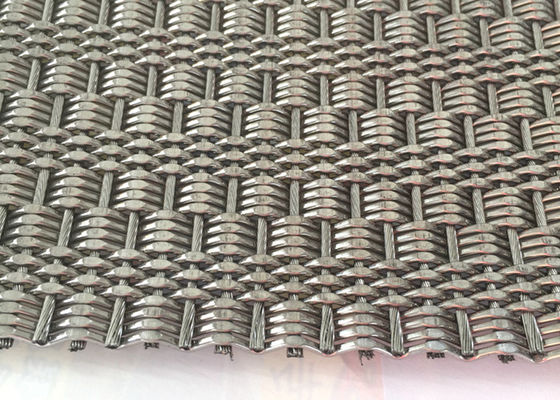 Flexibles Metall Mesh Fabric SGS SS316 1.7mm Rod
