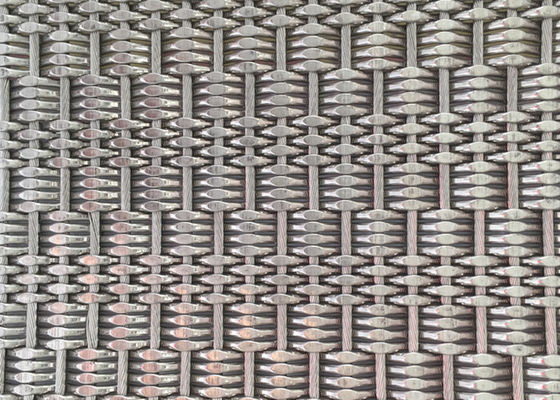Flexibles Metall Mesh Fabric SGS SS316 1.7mm Rod