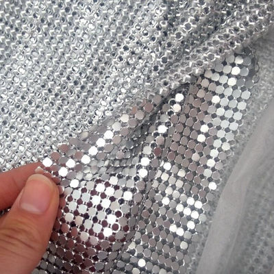 Webart ODM-Luxusmetallgoldsilber-Paillette-Gewebe-Aluminiumlegierung