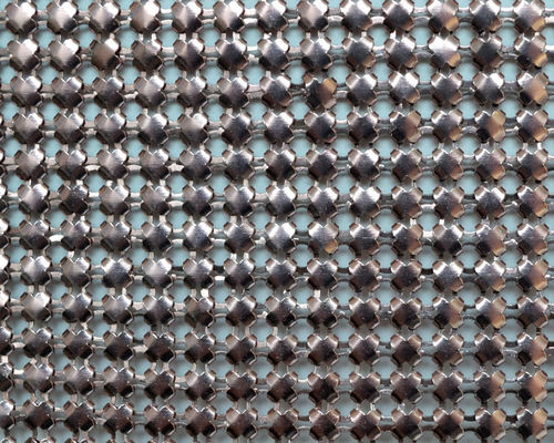 Innenaußenmetallpaillette-Gewebe feuerverzögerndes flexibles Metall Mesh Fabric ODM