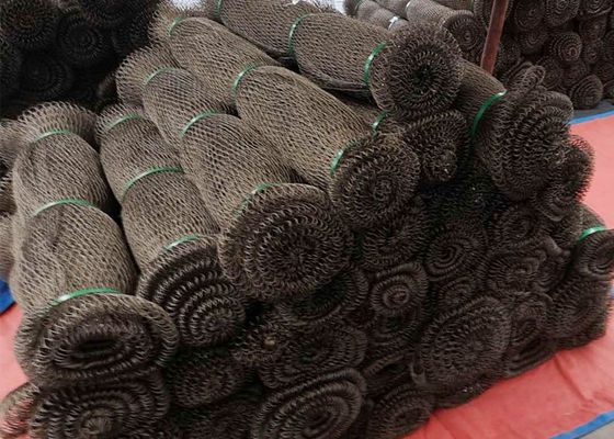 180 x 180mm hand- gesponnene Edelstahl-Flachkabel-Masche der Maschen-60m AISI 316