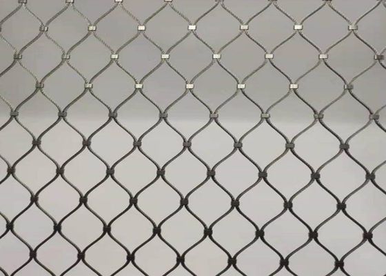 8m Antiverschleiß-Diamond Woven Wire Mesh Soem mit Band-Schnalle