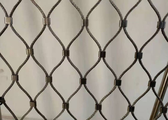 8m Antiverschleiß-Diamond Woven Wire Mesh Soem mit Band-Schnalle