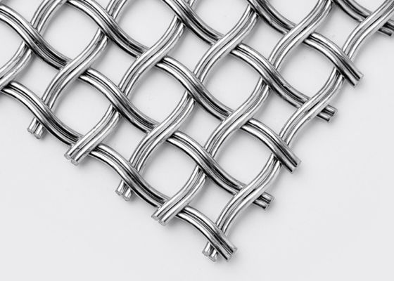 Kreis-Mesh Shape Helical Stainless Steel quetschverband Draht Mesh For Partitions