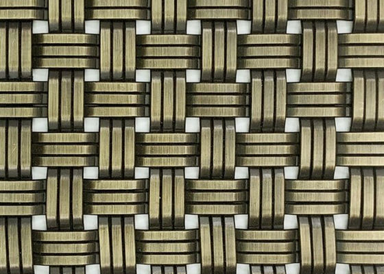 Antiker Messingedelstahl-Architekturmetall greifen 1.8mm für Fassaden-Umhüllung ineinander