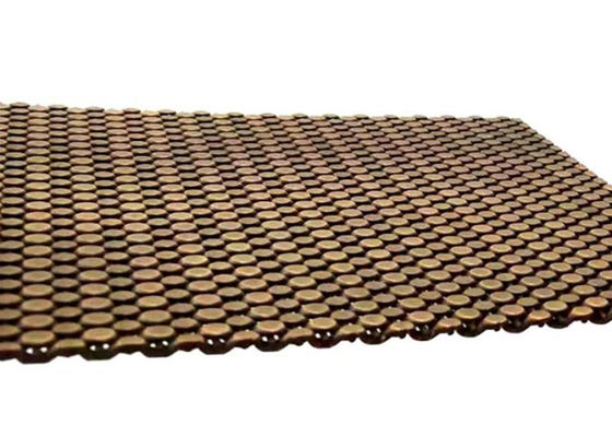 SS304 Architekturdrahtgewebe Mesh Antique Brass Decorative Nets für Umhüllung