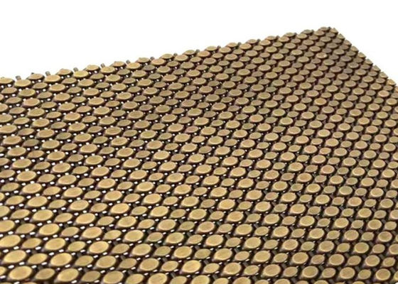 SS304 Architekturdrahtgewebe Mesh Antique Brass Decorative Nets für Umhüllung