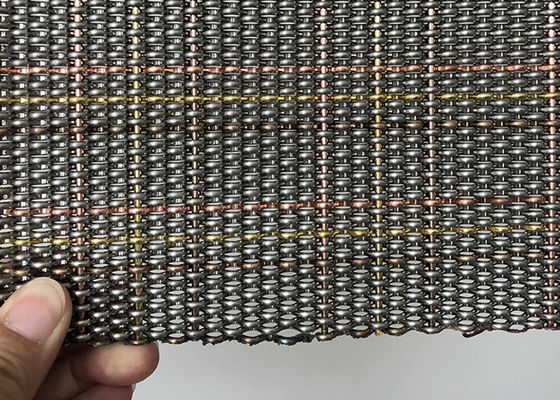 Quetschverbundene Architektur- Metall-Mesh Stainless Steel For Wall-Bedeckungen