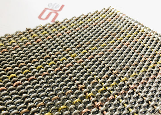 Quetschverbundene Architektur- Metall-Mesh Stainless Steel For Wall-Bedeckungen