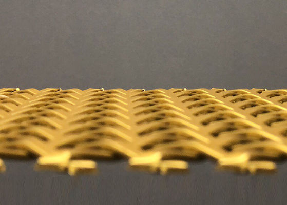 Balkon-Architekturdraht Mesh Gold Color Panels des Edelstahl-3mm