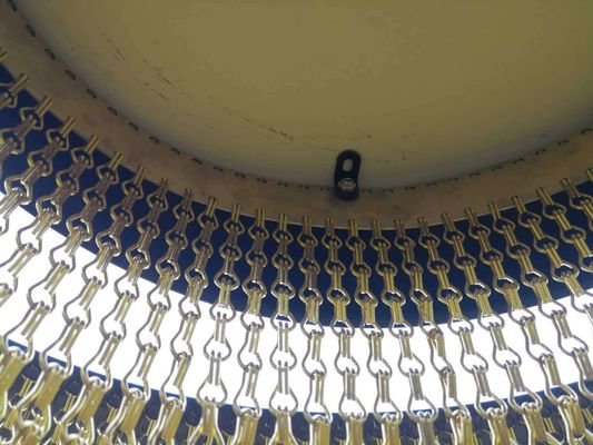 Maße 90x210cm Kettenverbindung Drahtnetz Vorhang Größe für Handelssicherheitsschranken