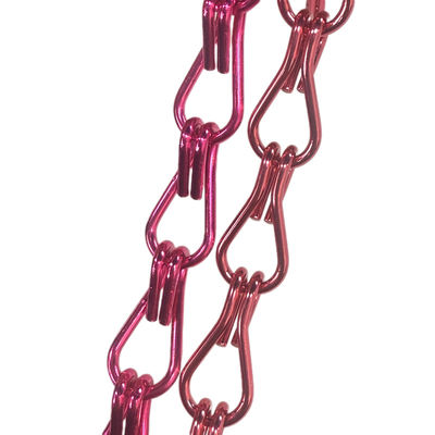 Aluminium 20mm Metallketten Vorhang Flexibles dekoratives Drahtnetz für Raum teilen