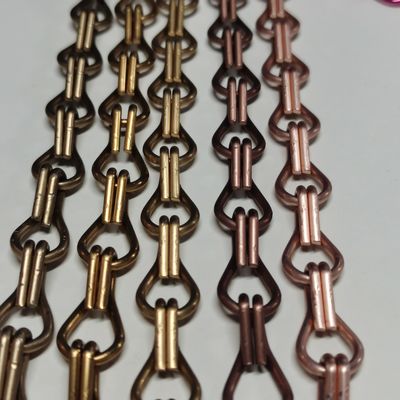 15.7 mm x 8.85 mm Größe Metallvorhänge mit Aluminium-Sondermuster
