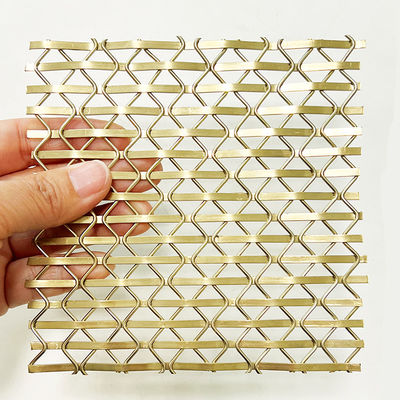 Gemachte Diamantgitter Gewebtes Drahtnetz mit Weft Durchmesser von 1,2 mm × 2 mm