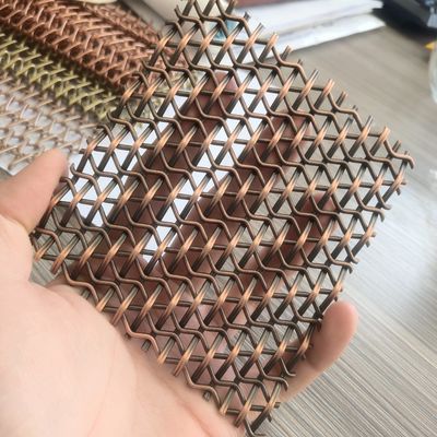 5mm Warp Pitch Dekorative Drahtnetzgitter perfektes Stil und Funktion Schranktüren