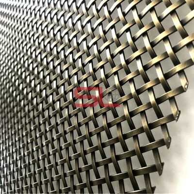 Architektonisches Metallnetz mit individueller Dicke für Fassadenverkleidungen und dekorative Wandplatten