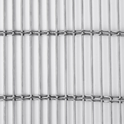 Gekräuseltes 1,8-mm-Gruppen-Dekoratives-Gewebe-Drahtgeflecht 10-mm-Gerad-Draht-Abstand