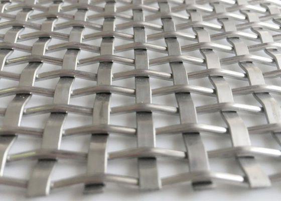 Natürliche Farbe Gewebe Architekturmetallnetz für dekorative Drahtnetz-Panel