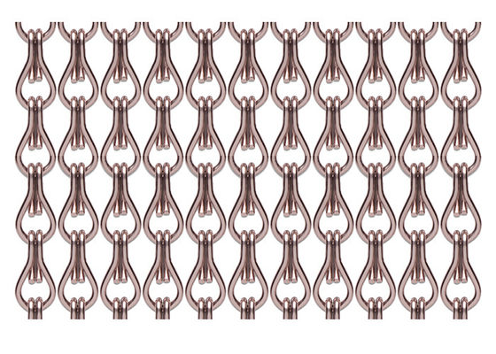 TÜR-Fliegengitter-Ketten-Vorhang ODM 2mm Metallkettenfür Architekturdrapierung