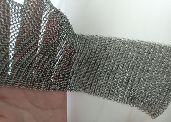 Dekorative natürliche Farbe Chainmail Ring Mesh Curtain Screen Building Facades